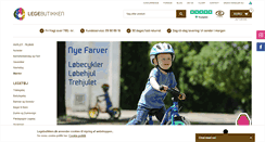 Desktop Screenshot of legebutikken.dk